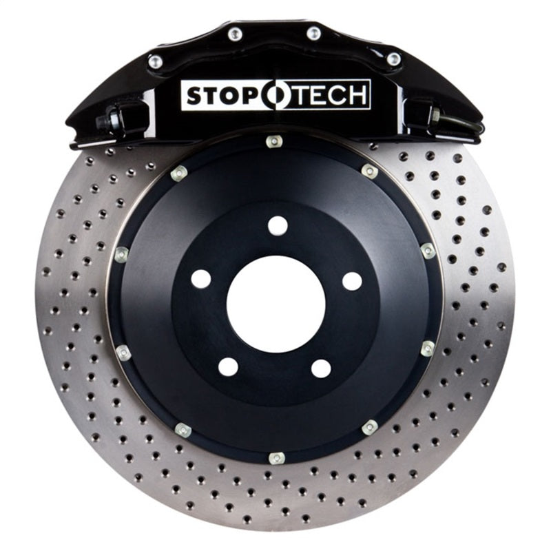 StopTech 06-09 Honda S2000 Black ST-60 Caliper 355x32mm Drilled Rotors Front Big Brake Kit