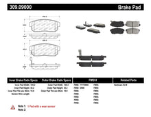 Load image into Gallery viewer, StopTech Performance 11/00-02 Infiniti G20/10/00-04 I30/I35 Rear Brake Pads