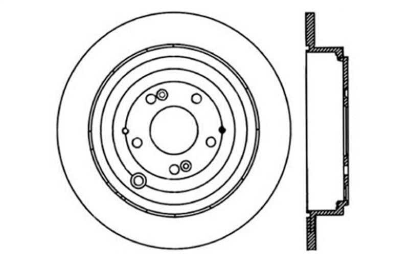 StopTech Drilled Sport Brake Rotor