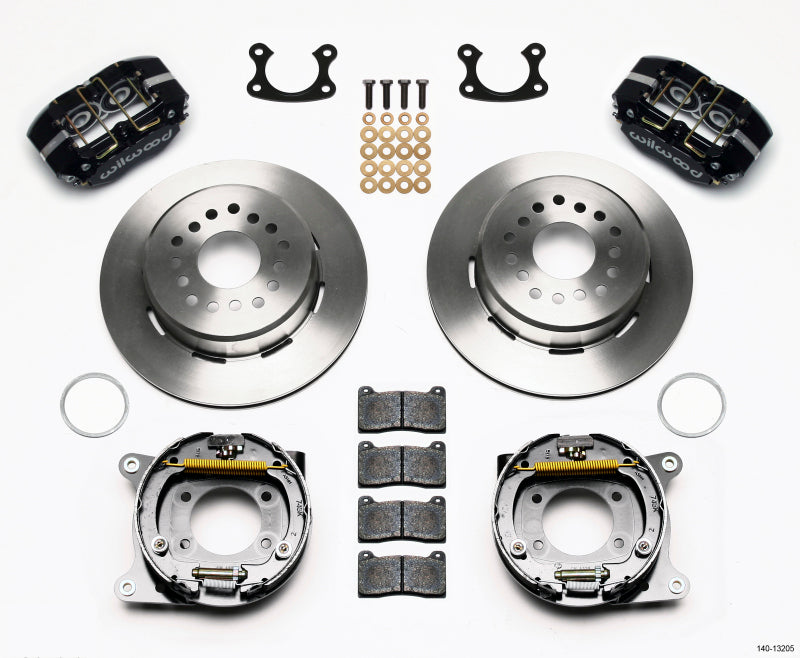 Wilwood Dynapro Dust-Boot P/S Park Brake Kit Small Ford 2.66in Offset