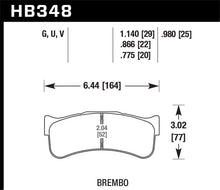 Load image into Gallery viewer, Hawk DTC-80 Brembo 25mm Race Brake Pads