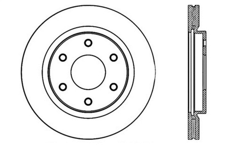 StopTech Drilled Sport Brake Rotor