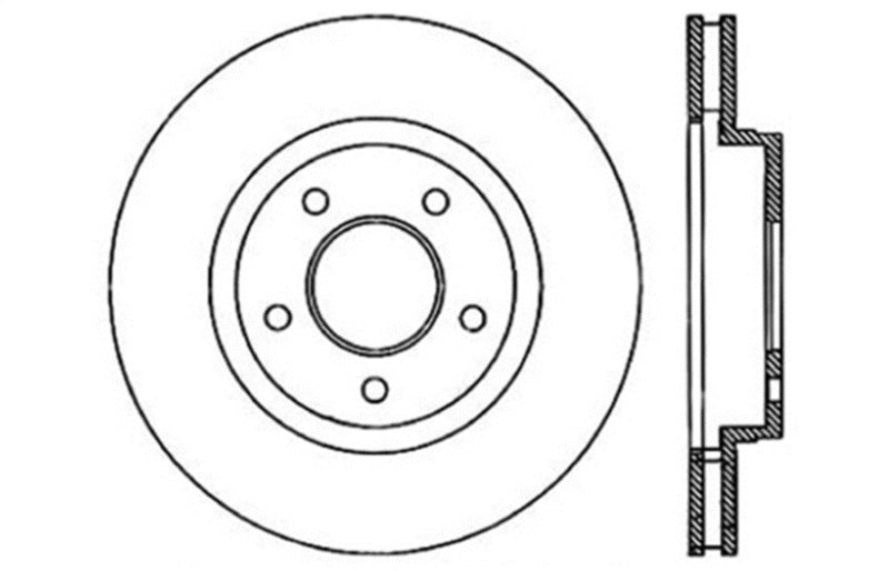 StopTech Slotted & Drilled Sport Brake Rotor