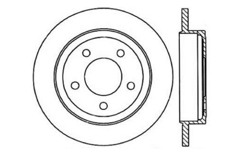 StopTech Slotted & Drilled Sport Brake Rotor