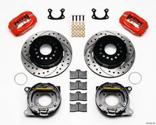 Load image into Gallery viewer, Wilwood Forged Dynalite P/S Park Brake Kit Drill-Red Small Ford 2.50in Offset