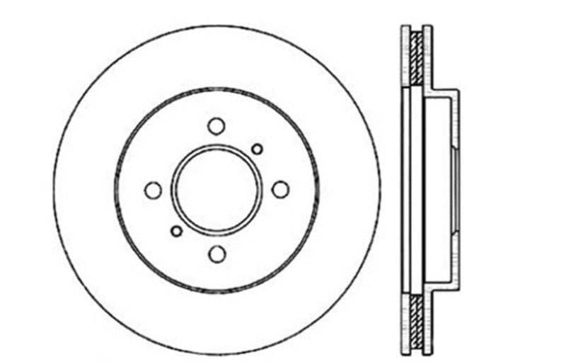 StopTech Drilled Sport Brake Rotor