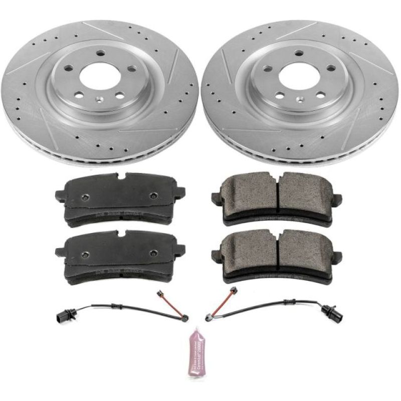 Power Stop 2018 Porsche Macan Rear Z23 Evolution Sport Brake Kit