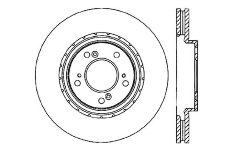 StopTech Drilled Sport Brake Rotor