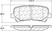 Load image into Gallery viewer, StopTech Street Select 07-13 Acura MDX Rear Brake Pads