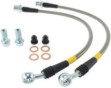 Load image into Gallery viewer, StopTech 00-05 Lexus IS300 / 02-08 SC430 Front Stainless Steel Brake Lines