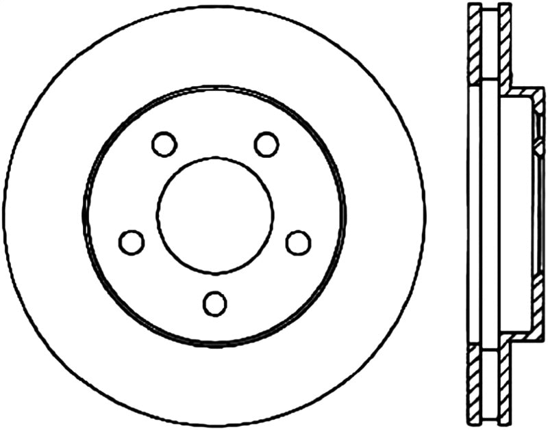StopTech Slotted & Drilled Sport Brake Rotor