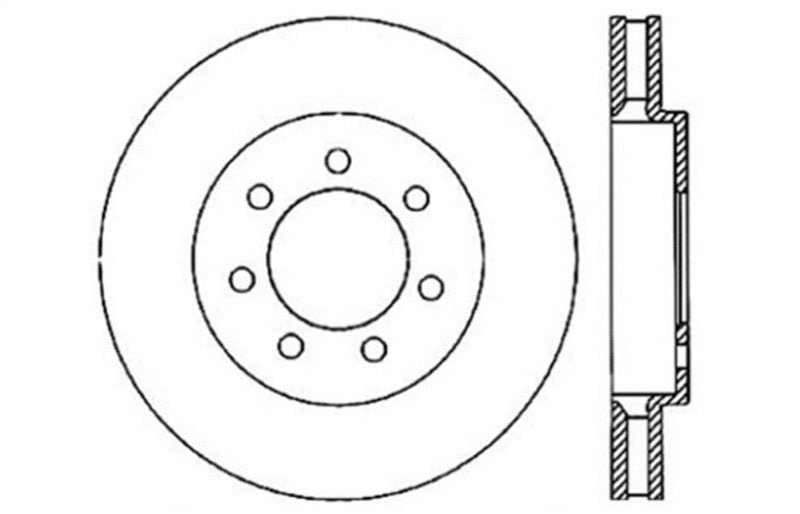 StopTech Drilled Sport Brake Rotor