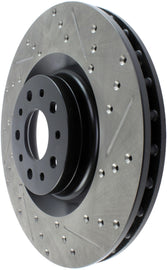 StopTech 2014-2015 Fiat 500L Front Left Slotted & Drilled Sport Brake Rotor