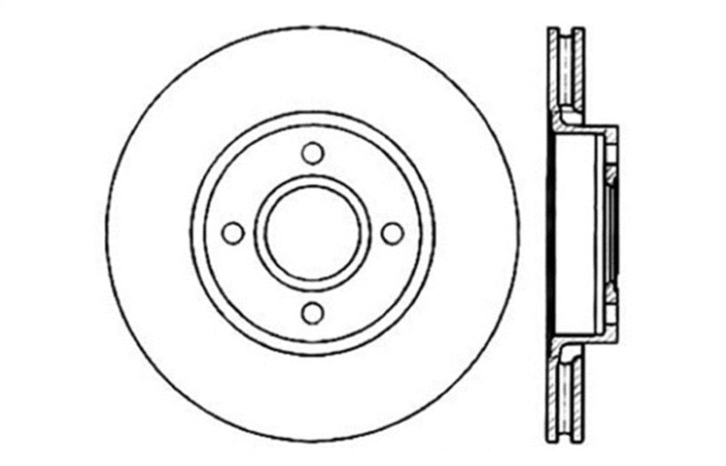 StopTech Slotted & Drilled Sport Brake Rotor