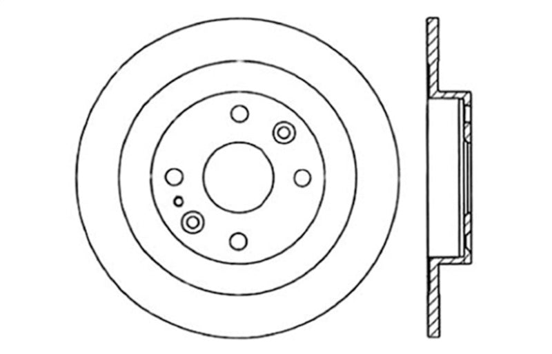 StopTech Drilled Sport Brake Rotor