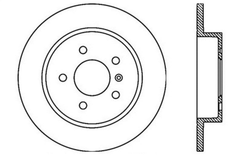 StopTech Slotted & Drilled Sport Brake Rotor