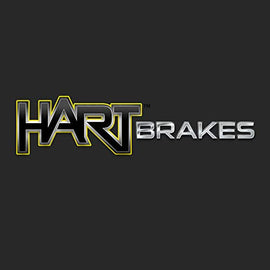 Hart Brakes Front Rear Brakes and Rotors Kit |Front Rear Brake Pads| Brake Rotors and Pads| Ceramic Brake Pads and Rotors |fits 2017-2020 Jaguar F-Pace, XE; Land Rover Range Rover Velar