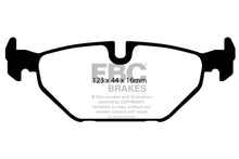 Load image into Gallery viewer, EBC 99-2001 Saab 9-5 2.3L Turbo (Aero) Bluestuff Rear Brake Pads