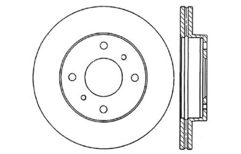 StopTech Drilled Sport Brake Rotor