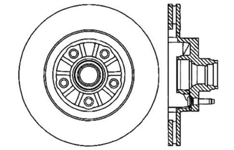 StopTech Drilled Sport Brake Rotor