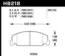 Load image into Gallery viewer, Hawk 88-89 Civic Si / 92-00 Civic CX / 88-00 DX / 98-00 GX Performance Ceramic Street Front Brake Pa