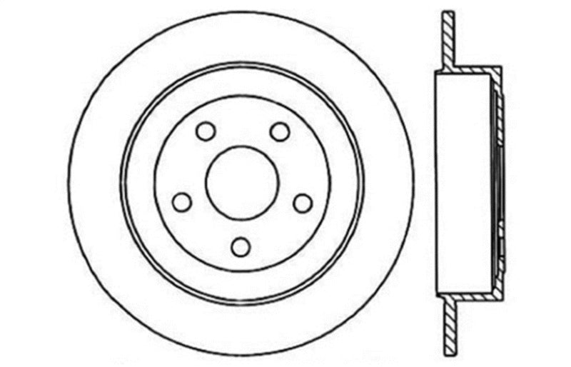 StopTech Drilled Sport Brake Rotor