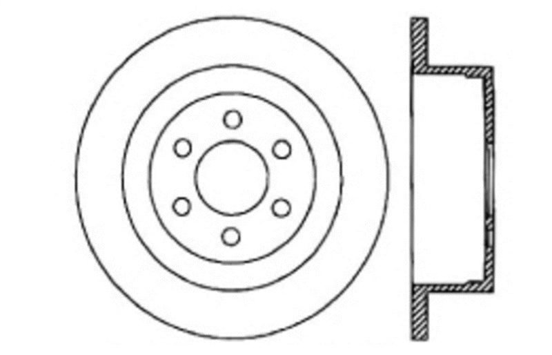 StopTech Drilled Sport Brake Rotor