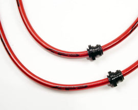 AP WRX 02+ Rear Steel Braided Brake Lines
