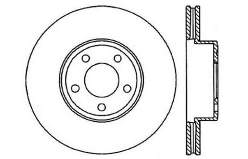 StopTech Drilled Sport Brake Rotor