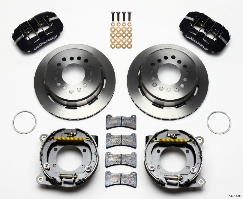 Wilwood Dynapro Low-Profile 11.00in P-Brake Kit Ford 8.8 w/2.50in Offset-5 Lug