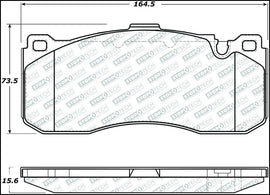 StopTech 08-13 BMW 1-Series Street Select Front Brake Pads