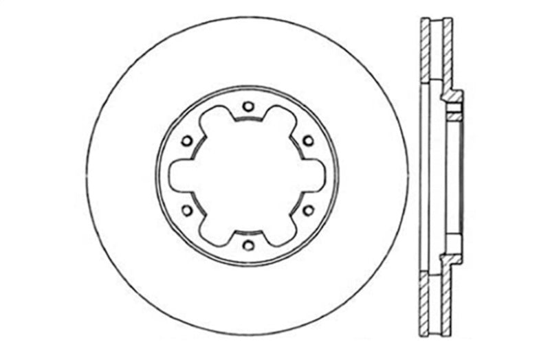 StopTech Drilled Sport Brake Rotor