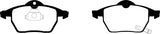 EBC 99-02 Saab 9-3 2.0 Turbo Redstuff Front Brake Pads