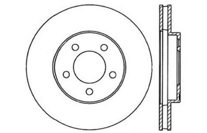 StopTech Drilled Sport Brake Rotor