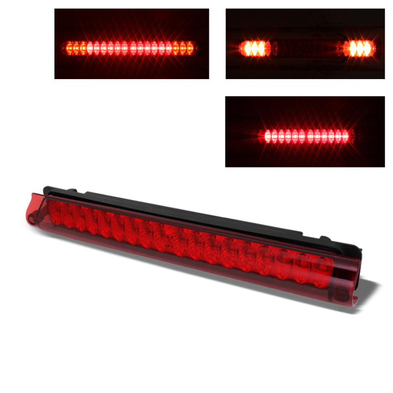 Xtune Ford F150 97-03 LED 3rd Brake Light Red BKL-FF15097-LED-G2-RD