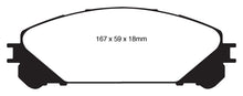 Load image into Gallery viewer, EBC 10+ Lexus RX350 3.5 (Japan) Redstuff Front Brake Pads