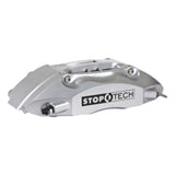 StopTech 93-98 Toyota Supra w/ Silver ST-40 Calipers 332x32mm Slotted Rotors Front Big Brake Kit