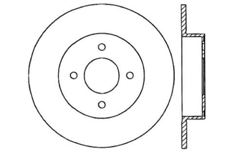 StopTech Drilled Sport Brake Rotor