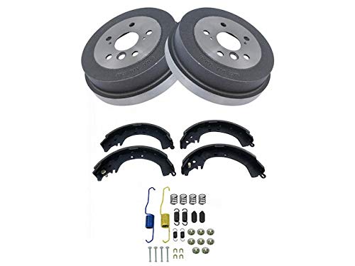 Rear Brake Drum and Brake Shoe Kit - 4 Piece - Compatible with 1992-2006 Toyota Camry