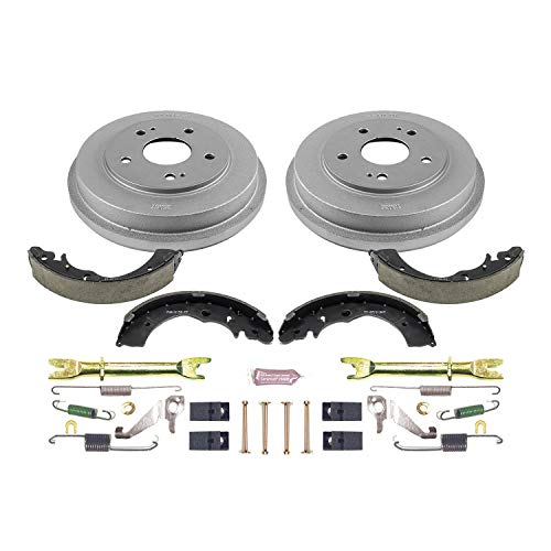 Power Stop KOE15318DK Autospecialty Rear Replacement Brake Kit-OE Brake Drums & Ceramic Brake Pads