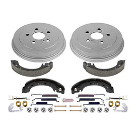 Power Stop KOE15385DK Autospecialty Rear Replacement Brake Kit-OE Brake Drums & Ceramic Brake Pads