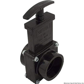 Valterra 7101 ABS Gate Valve, Black, 1-1/2