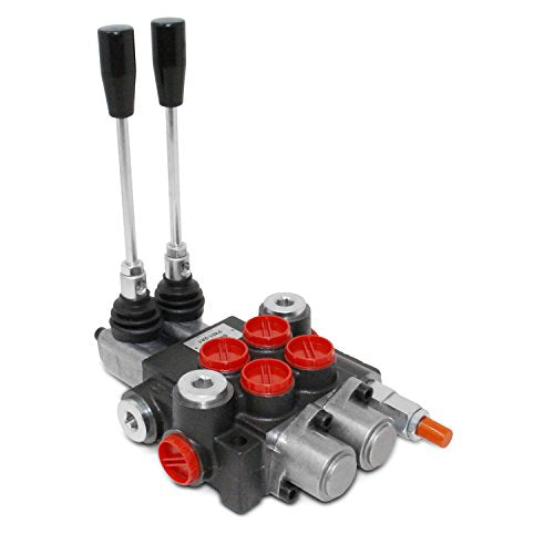 Monoblock Hydraulic Directional Control Valve, 2 Spool, 11 GPM, SAE Ports