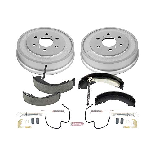 Power Stop KOE15394DK Autospecialty Rear Replacement Brake Kit-OE Brake Drums & Ceramic Brake Pads