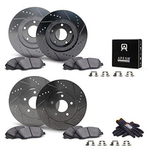 Load image into Gallery viewer, Apex One FRONT AND REAR Performance Series Rotors with Friction Point Ceramic Brake Pads EN10293