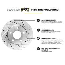 Load image into Gallery viewer, Hart Brakes Front Rear Brakes and Rotors Kit |Front Rear Brake Pads| Brake Rotors and Pads| Ceramic Brake Pads and Rotors |fits 2019-2021 Ford Ranger