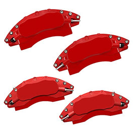 AOOA Powder Coating Aluminum Red Caliper Cover Fits 19/21 Toyota Camry XSE and RAV4(set of 4)