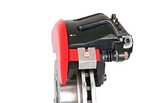 MGP Caliper Covers 16077SMGPRD 'MGP' Engraved Caliper Cover with Red Powder Coat Finish and Silver Characters, (Set of 4)