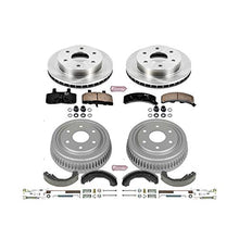 Load image into Gallery viewer, Power Stop KOE15136DK Autospecialty Front and Rear Replacement Brake Kit-OE Brake Drums &amp; Ceramic Brake Pads