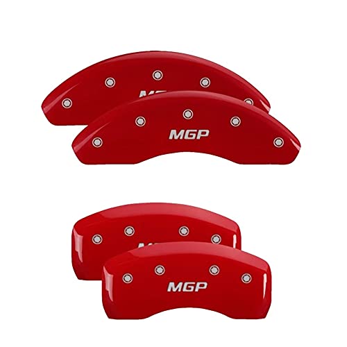MGP Caliper Covers 16237SMGPRD Red Caliper Cover, Set of 4